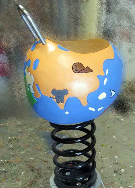 JEU SUR RESSORT GLOBE TERRESTRE SPIELART